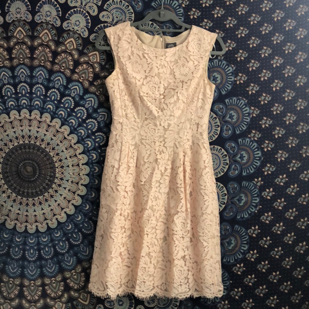 Peachy Lace Dress